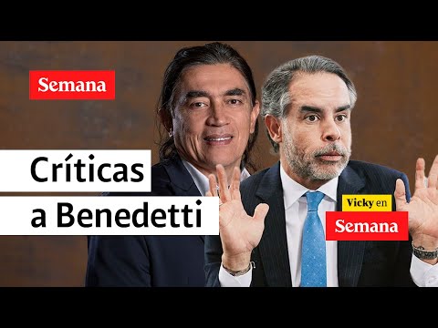 Gustavo Bolívar: "Lo de Armando Benedetti a mí no me parece" | Vicky en Semana