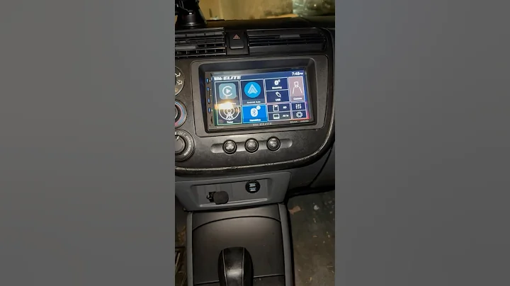 Boss Apple / Android Head unit & Backup Camera- 2002 Civic EX #honda #radio #apple #android #camera