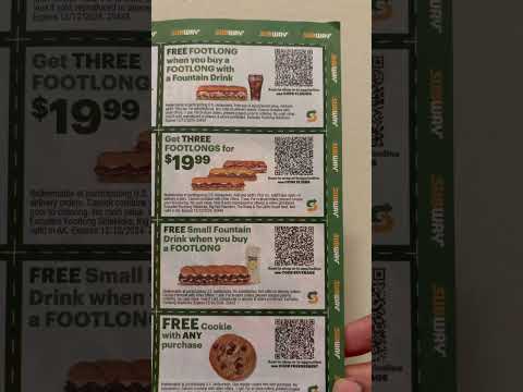 Subway Meal Deals Sandwich Coupons Prizes Subway Cash Swag and Super Bowl LIX 2024 Nov 3