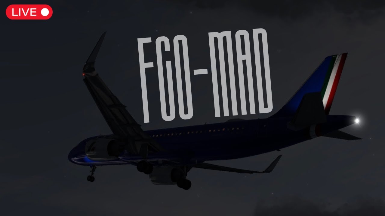 🔴 Aerofly FS Global live | Rome to Madrid ITA Airways A320neo