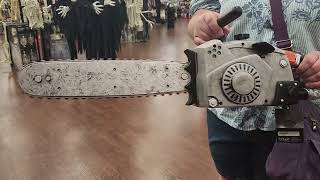 My chainsaw porp from spirit Halloween 