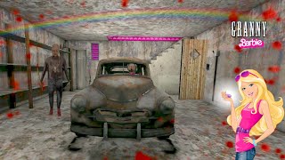 Barbie Granny Car Escape On Hard Mode In Granny Chapter 1