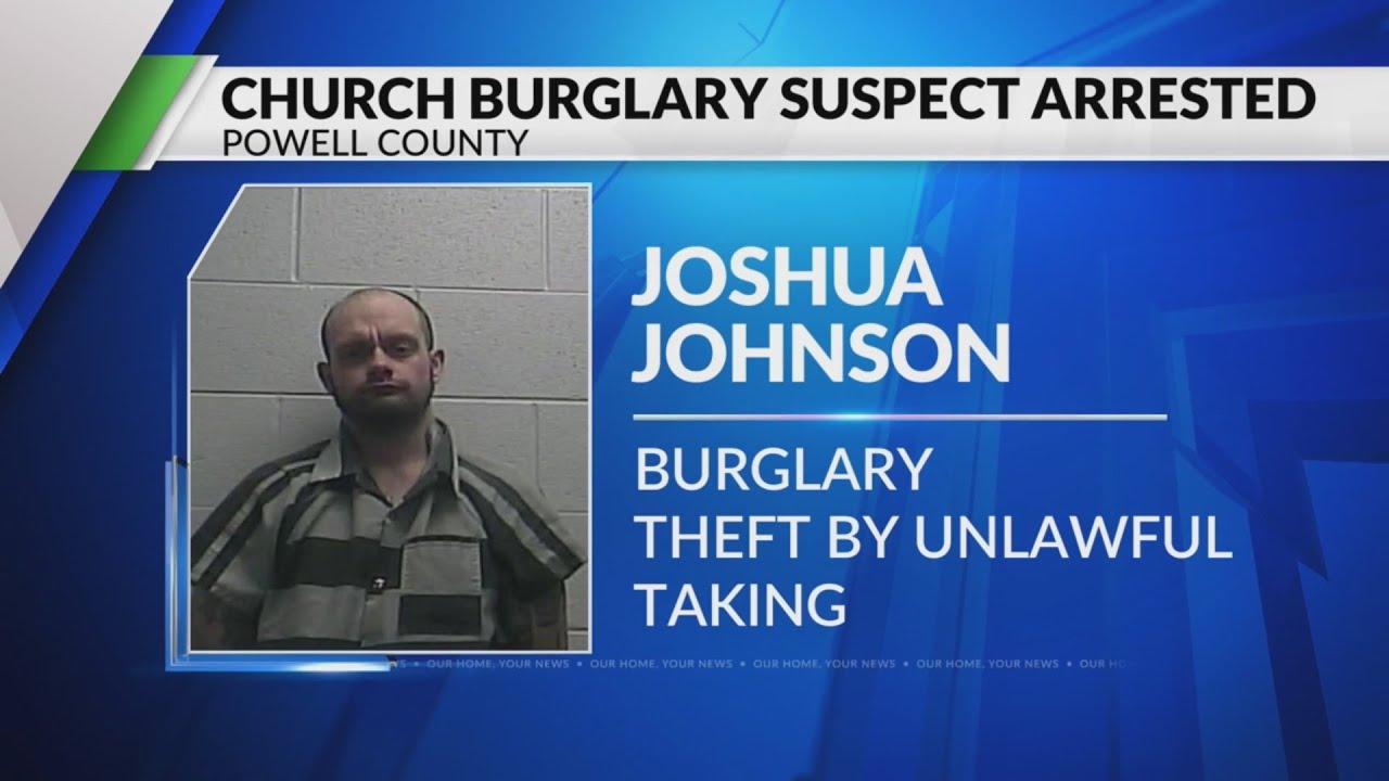 Church burglary leads to arrest in Powell County - YouTube
