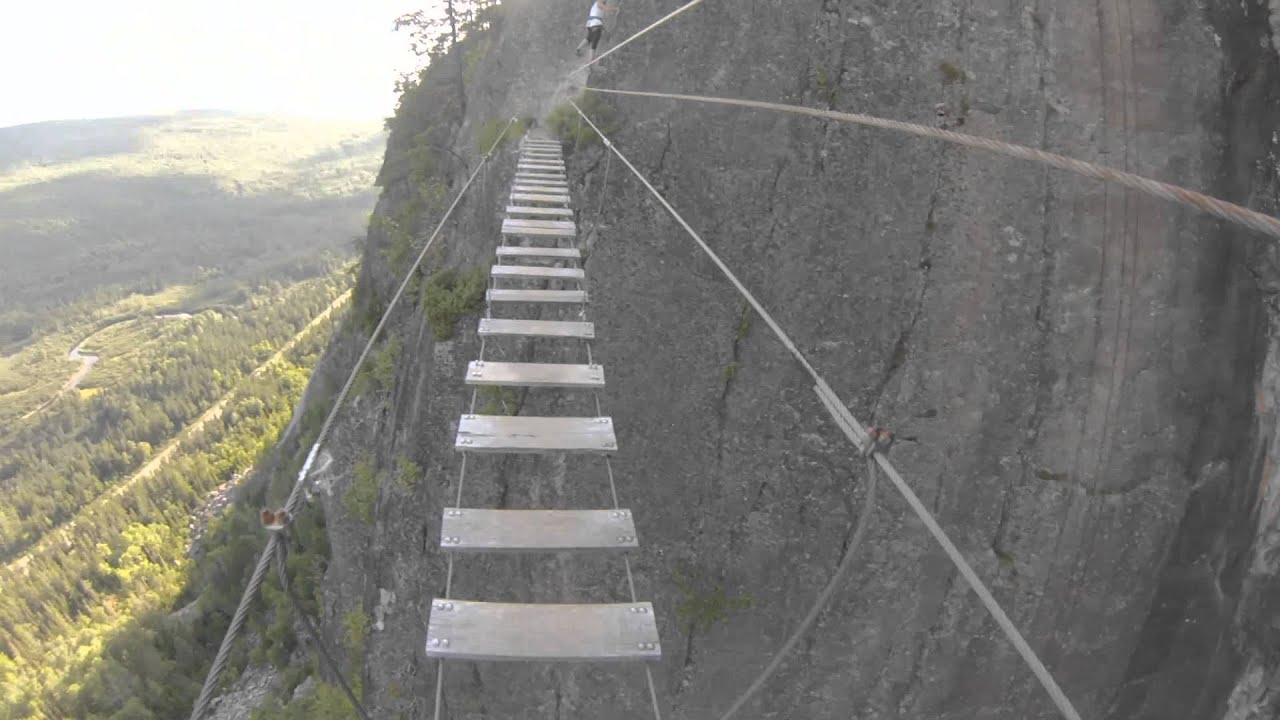Via Ferrata - Pont - YouTube
