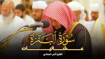 عشائية تحبيرية تلاوة بأداء مؤثرة ما تيسر من سورة البقرة للشيخ أنس العمادي 22-7-1446 هـ