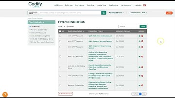 Codify Feature Walkthrough -  Favorite Publications