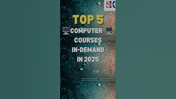 Top 5 😱 computer courses in-demand in 2025.