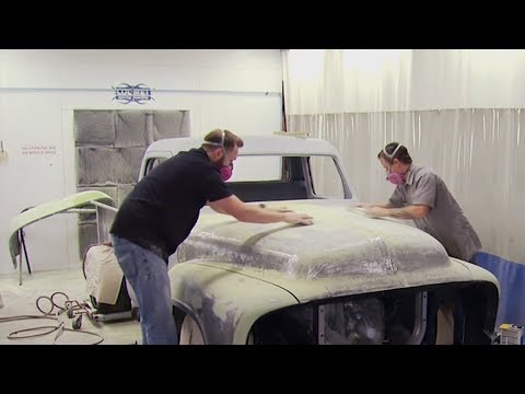 &rsquo;55 Ford F100 Body Mockup & Paint Prep  - Truck Tech S3, E2