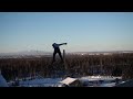 Alaskan ski jumpers compete in the 2017 New Year's Classic