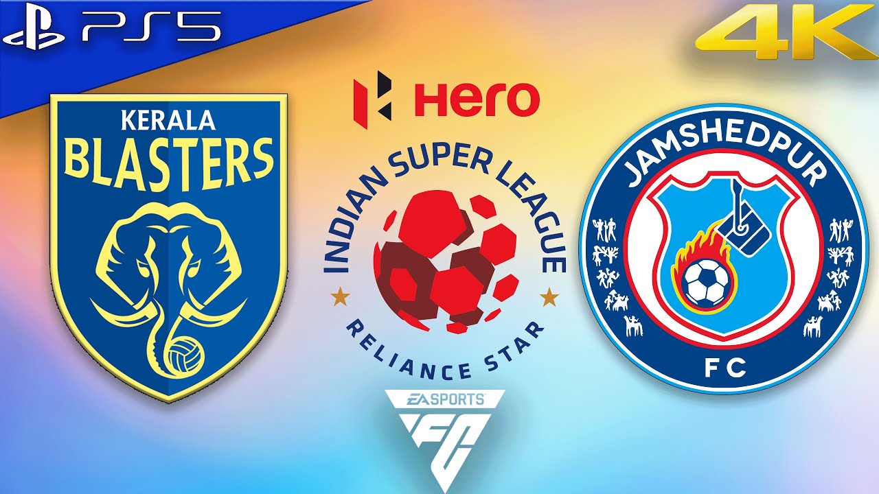 Kerala Blasters VS Jamshedpur FC Indian Super League 23/24 PS5