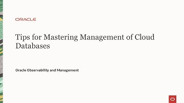 Tips for Mastering Management of Cloud Databases