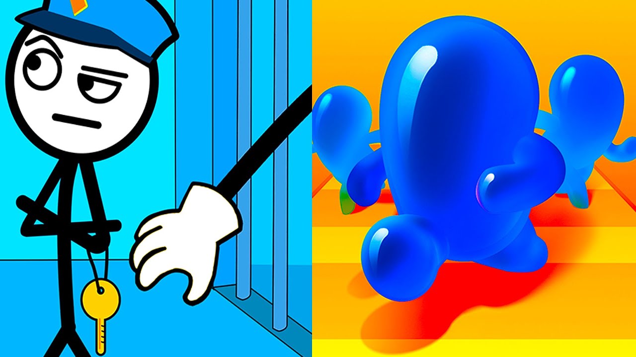 Thief Puzzle vs Join Blob Clash 3D ⭐🔴👽⭐️ Hard Levels Challenge Walkthrough Gameplay Ep72