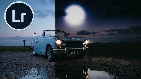#LightroomClassicCC Tutorial : How To Edit Day into Night