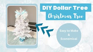 Dollar Tree DIY Mini Christmas Tree Hack 2022 ❄🎄 Easy and Economical Christmas Decoration
