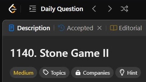 1140. Stone Game 2 || LeetCode Daily Challenges ||  LogicBytesbyAK || JAVA ||