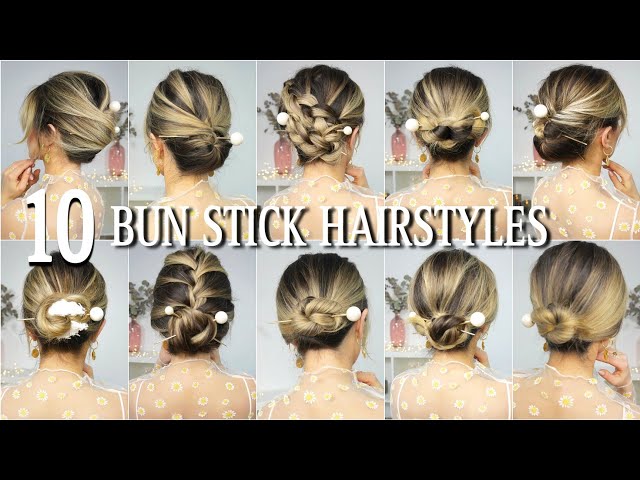 bun stick hairstyles Archives - Alex Gaboury