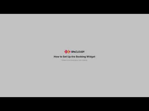 Intégrer le widget de réservation en ligne sur votre site | Spa Cloudy