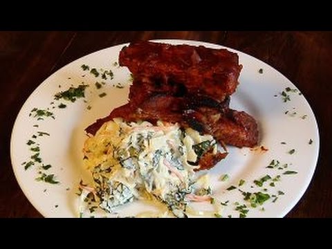 Making BBQ Pork Ribs at The Marshal