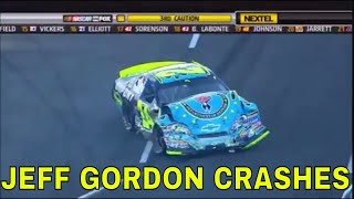 Jeff Gordon Crashes