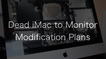 Dead iMac to External Monitor Modification Plans