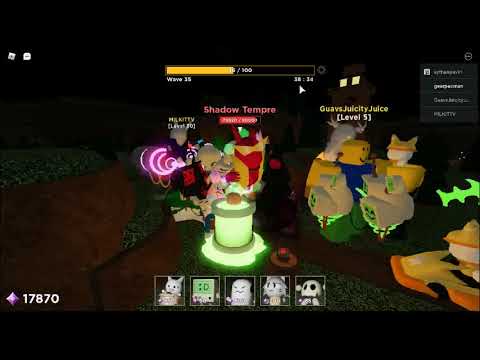 Roblox Tower Heroes Shadow Tempre Youtube - defeat evil tempre roblox