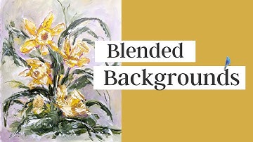 Painting A Blended Background in Acrylics
