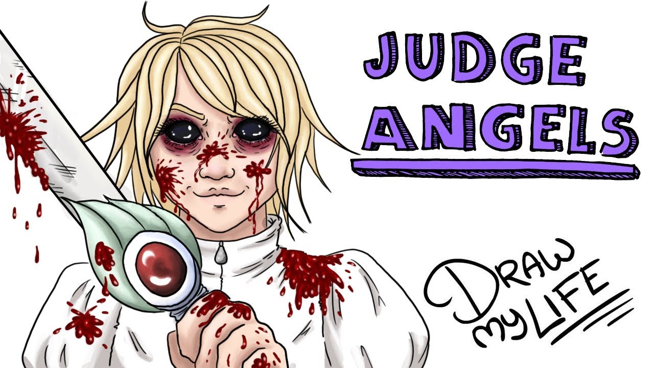 JUDGE ANGELS 🗡 | Draw My Life # Wednesday of Terror #creepypasta creepypasta anime