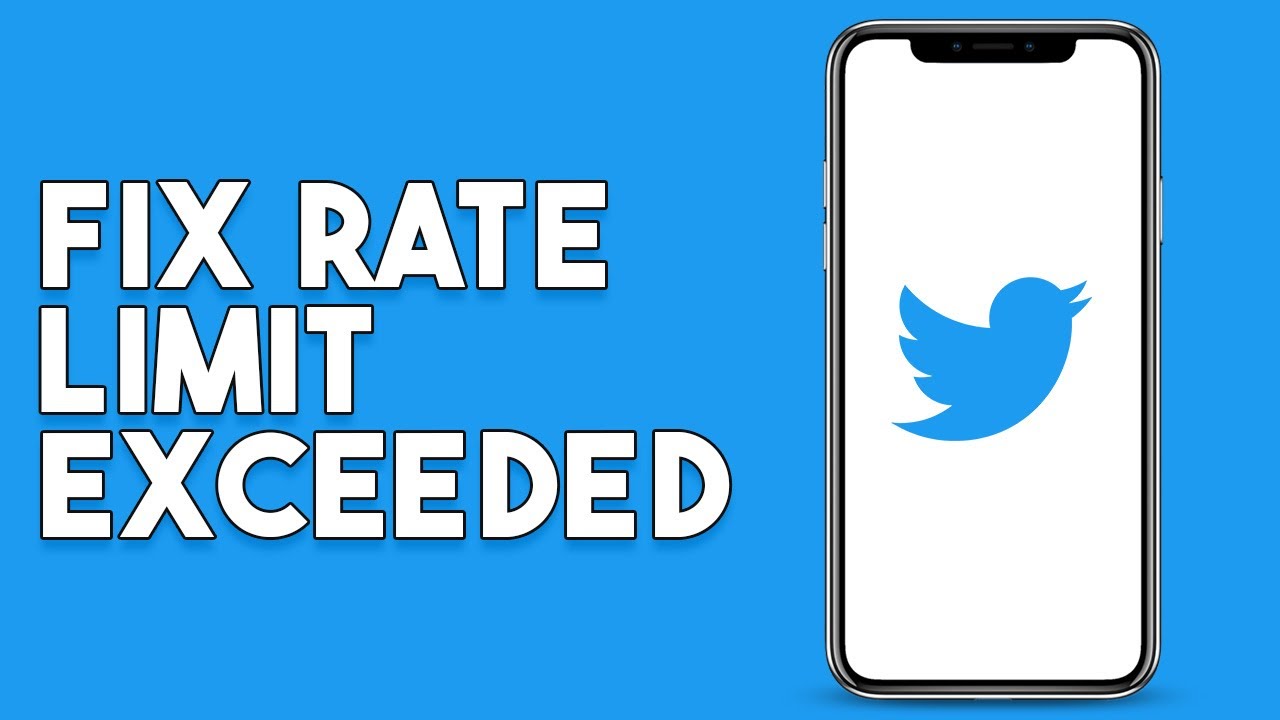 How To Fix Rate Limit Exceeded Twitter iPhone