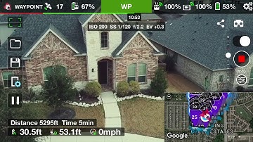 DJI Mavic Pro - Waypoint Mission using Litchi