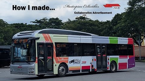 I made a bus advertisement in real life, and it was not easy... (MC X A&S Collab Ad)