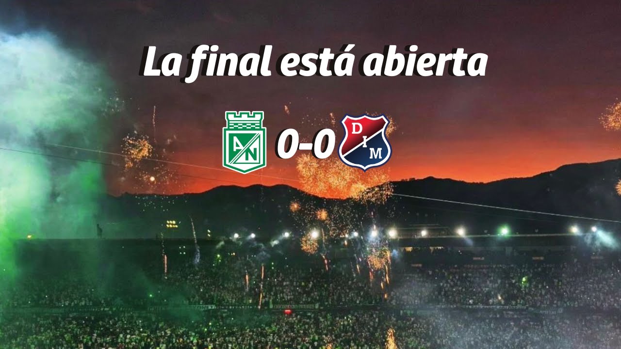 Empate sin goles en la final de ida de la Copa Betplay - YouTube