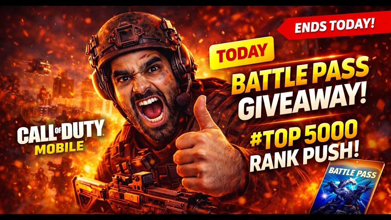 Battle Pass Giveaway Today // Call of duty Rank Push