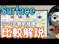 Surfaceの最新機種を比較解説!【Laptop5,Pro9,LaptopGo2】