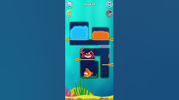 Fish Rescue - Pull Pin Puzzle - Level 74 #Shorts