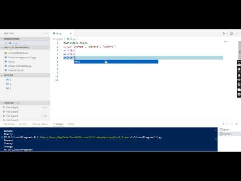 Python Multiple Variables Assignment And String Assignment