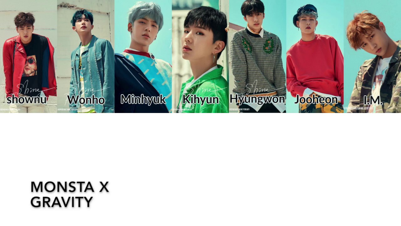Monsta X Gravity Lyrics Han Rom Eng Lyrics Youtube