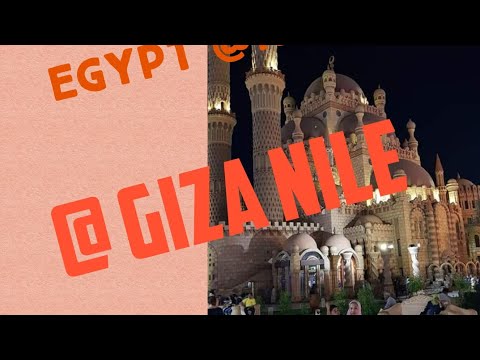 Egypt Boating / Nile River in Giza Egypt /Tourist spot