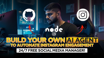 Build AI Agent to AUTOMATE Instagram Engagement (24/7 FREE Social Media Manager!) | Node.js Tutorial
