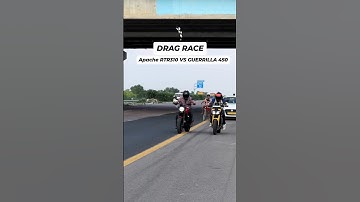 Drag Race Apache RTR 310 vs Guerrilla 450 | #dragracing #guerilla450 #apache310rr