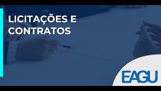 Semana Escola da AGU da nova Lei de Licitações e Contratos Administrativos -  Palestra online