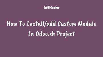How To Install Custom Module In Odoo.sh