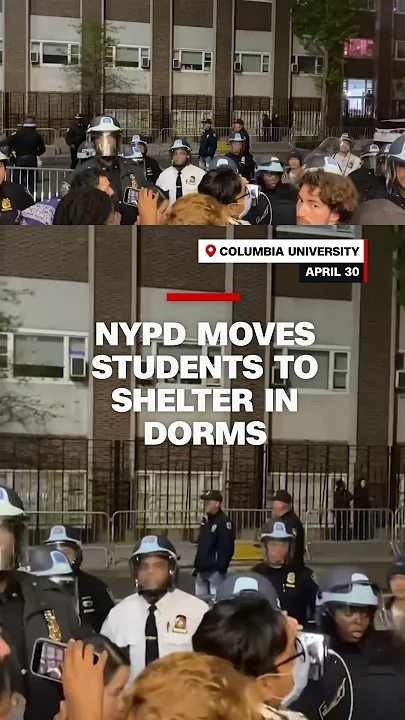 NYPD moves students to shelter in dorms at Columbia University