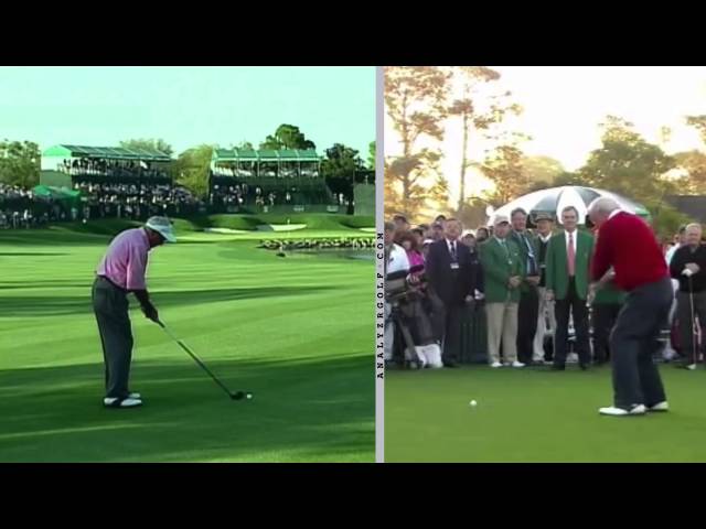 Arnold Palmer - Young vs Old Slow Motion Swing Analysis - YouTube