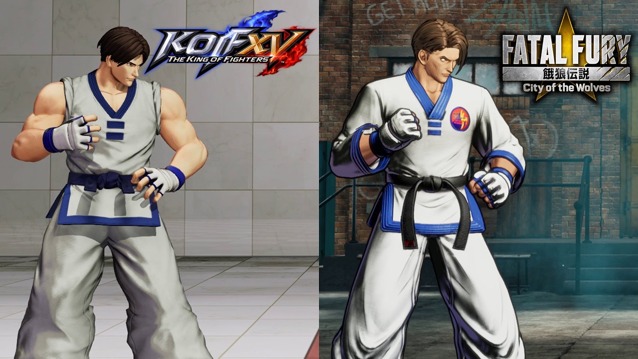 FF COTW vs KOF XV - Kim Kaphwan Comparison - YouTube