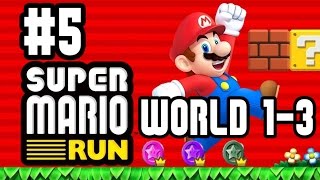 Super Mario Run - World 1-3 (All Pink, Purple and Black Coins) - Paratroopas in Mushroom Valley screenshot 2