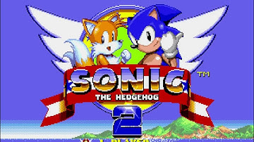 Sonic The Hedgehog 2 (GENESIS, 1992) - Intro (original format TV, 4K 60ᶠᵖˢ)