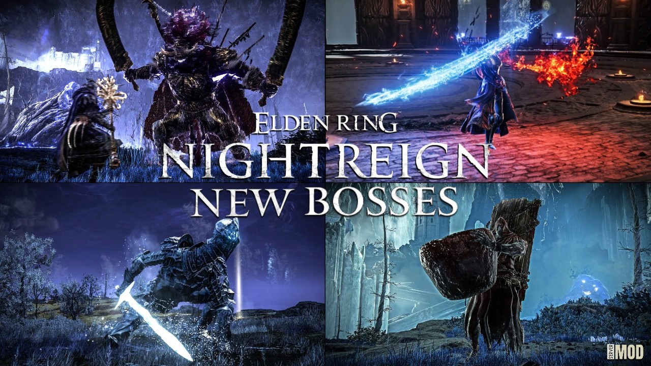 Elden Ring Nightreign New Elden Ring & Dark Souls Bosses Mod Showcase (Part 1)