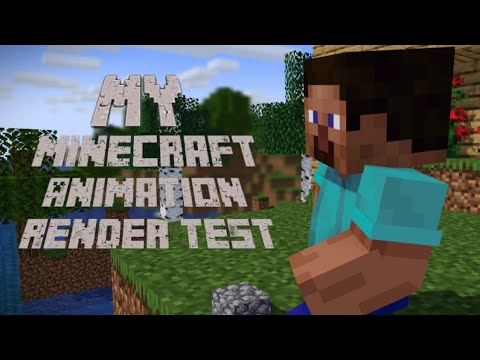 My Minecraft Animation Render Test (Mineimator) - YouTube