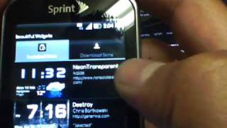 My Tweaked Samsung Moment Part 6: Must Have Widgets screenshot 1