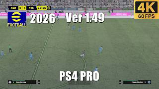 Efootball 2026 Aston Villa vs New York City FC Full Match PS4 Pro Gameplay [4K 60FPS UHD]